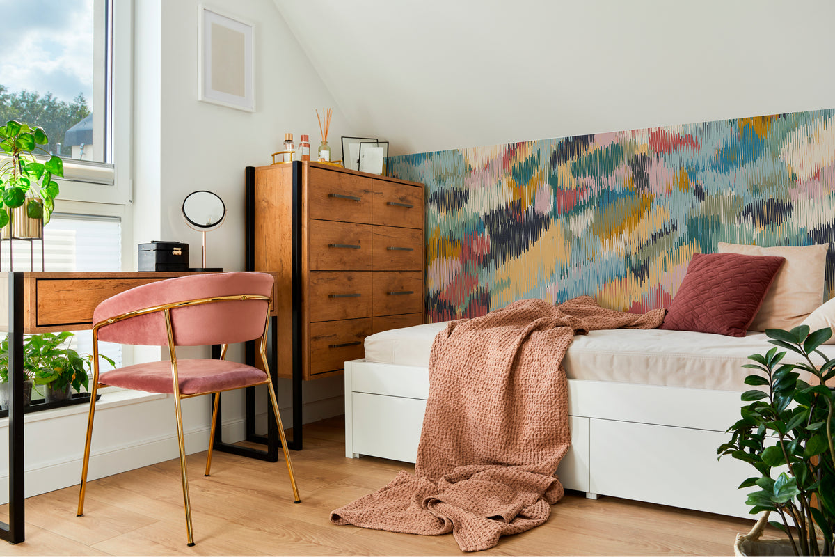 Panoramic wallpaper, XL coloring page