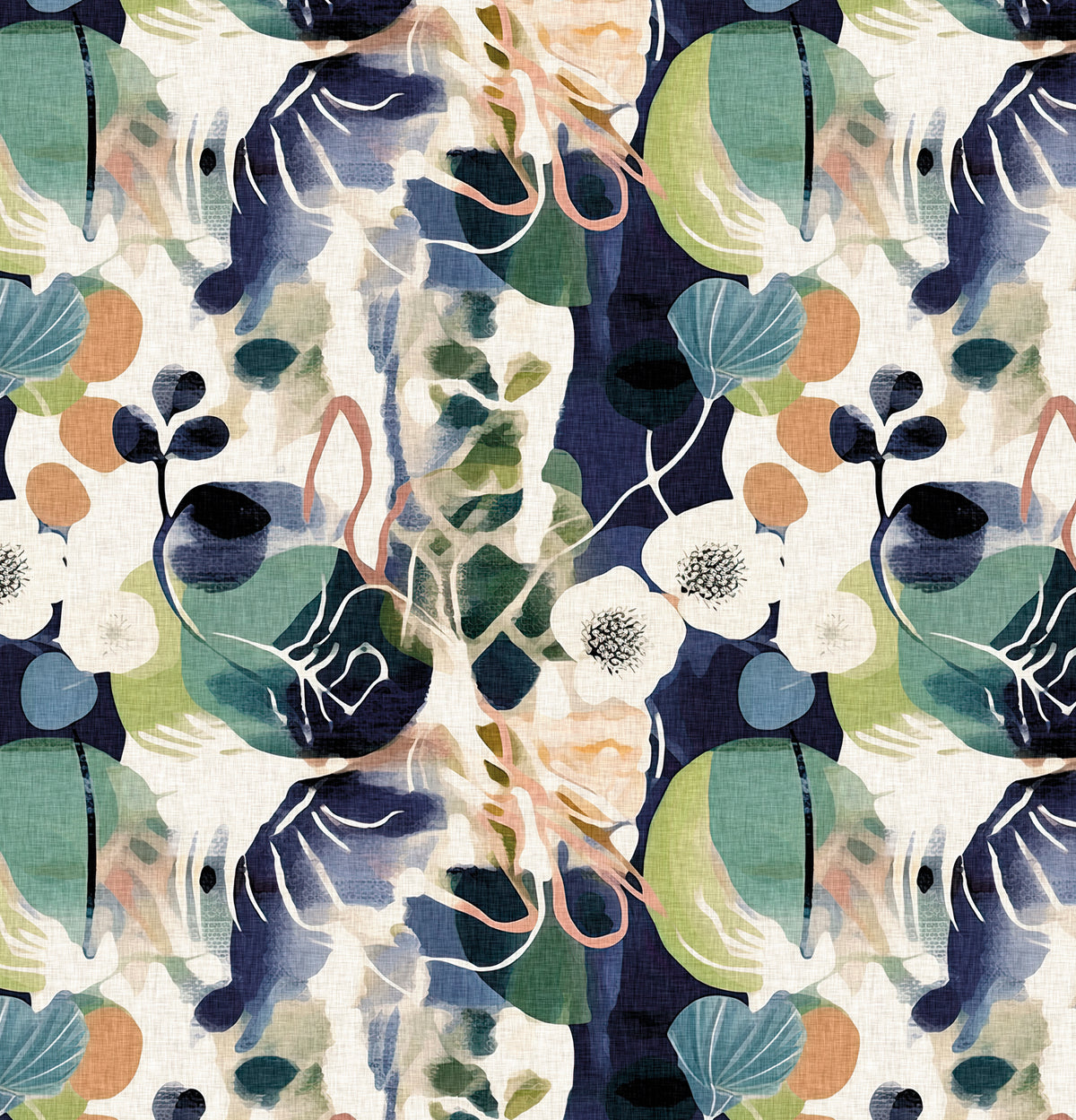 Hanami panoramic wallpaper
