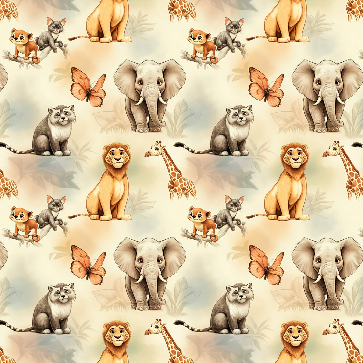 Wallpaper - Savannah Animals