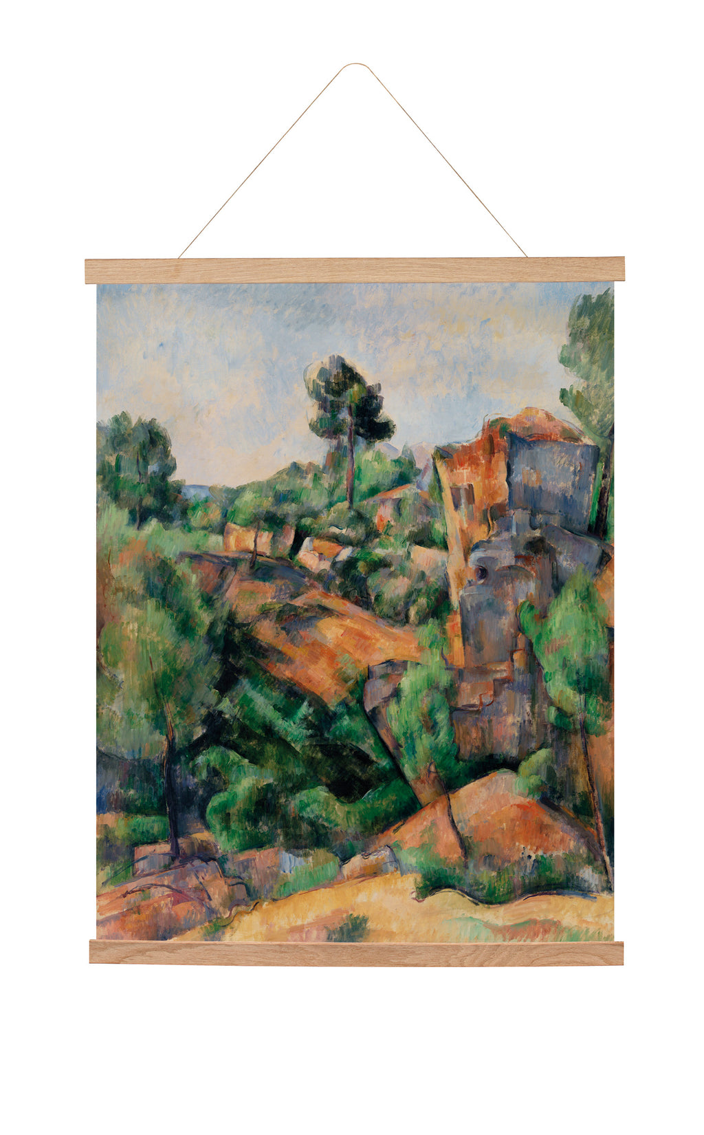 Toile suspendue Bibémus Quarry (1895) Paul Cézanne