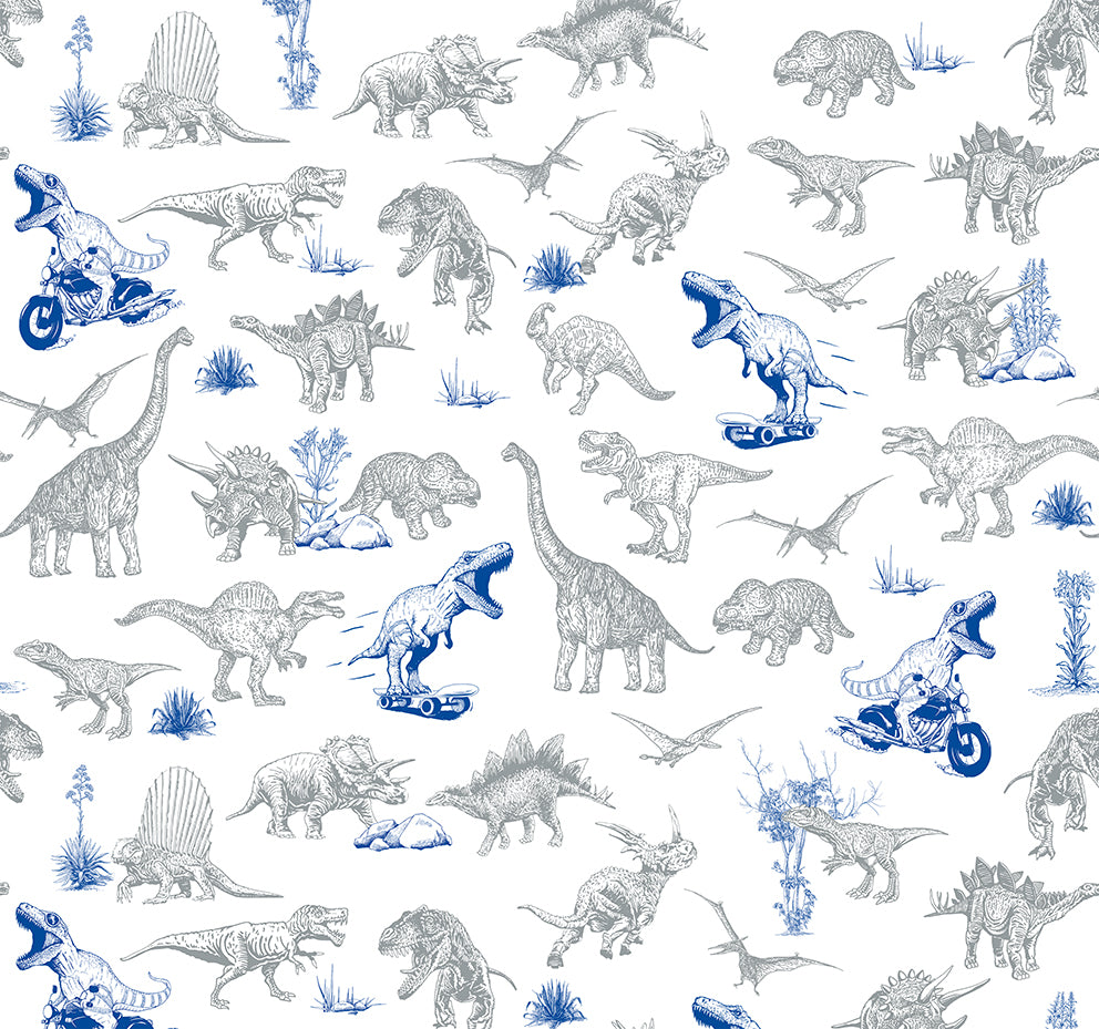 Dino Fun panoramic wallpaper