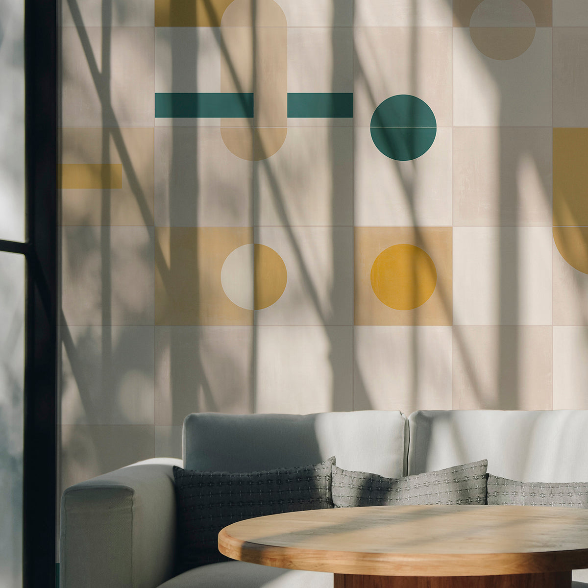 Teasing panoramic wallpaper