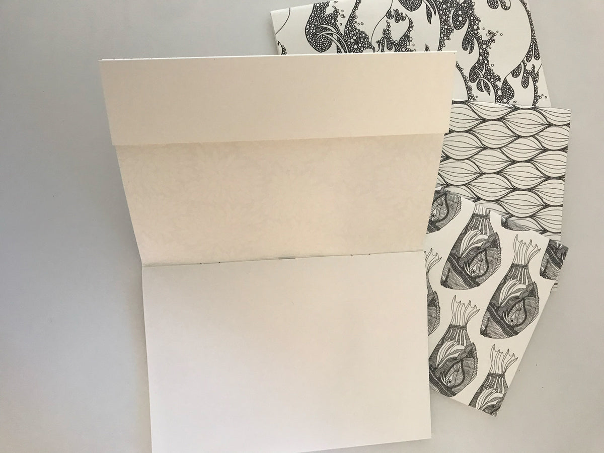 Cahier à rabats A5 (lot de 4)