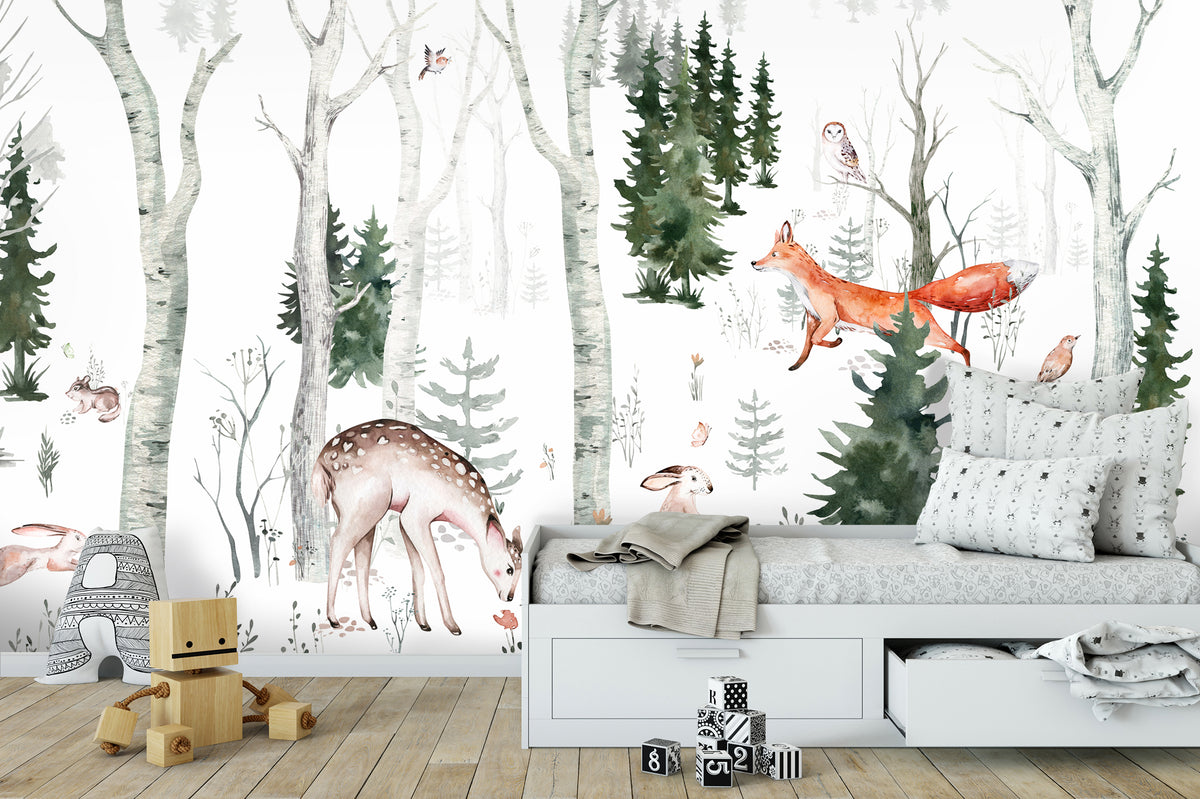Papier peint panoramique Bambi & Co