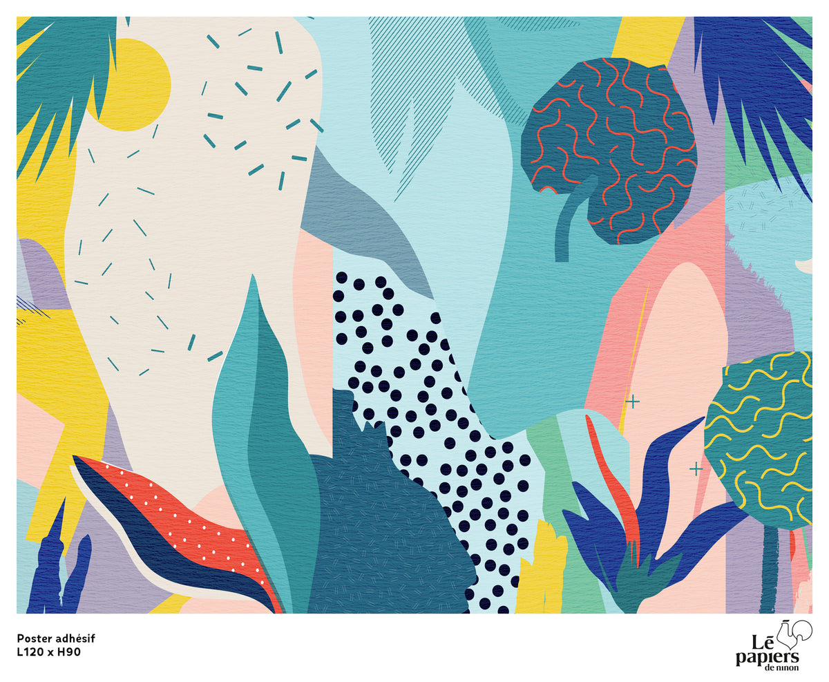 Poster adhésif Abstract Jungle