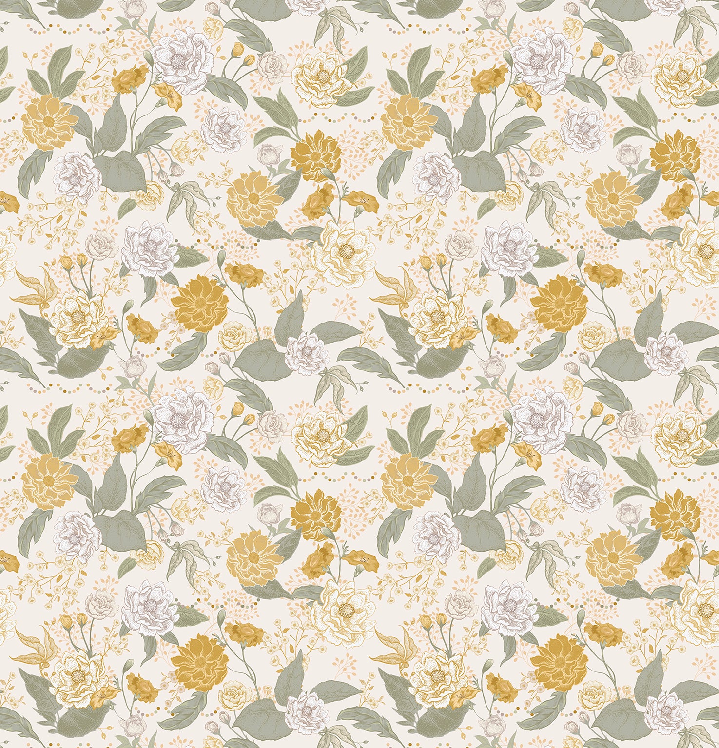 Hortense panoramic wallpaper