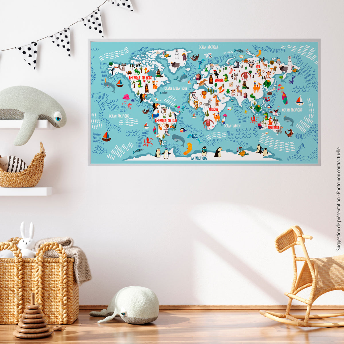 Wonderful Planet adhesive poster 