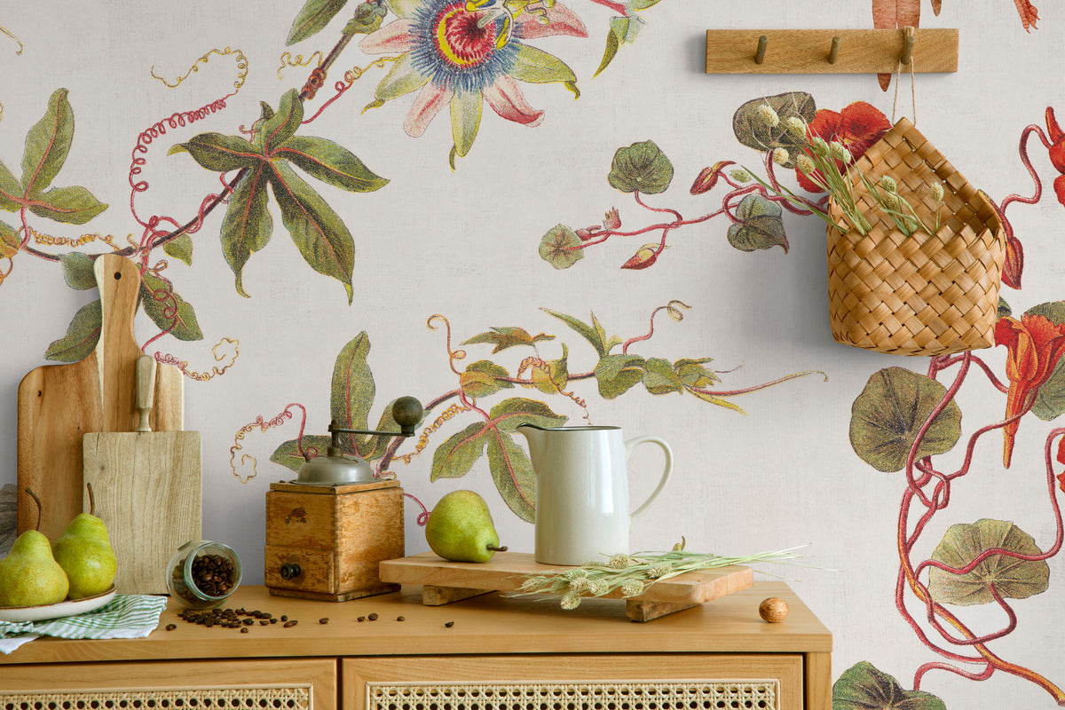 Papier peint panoramique Herons & Flowers XL