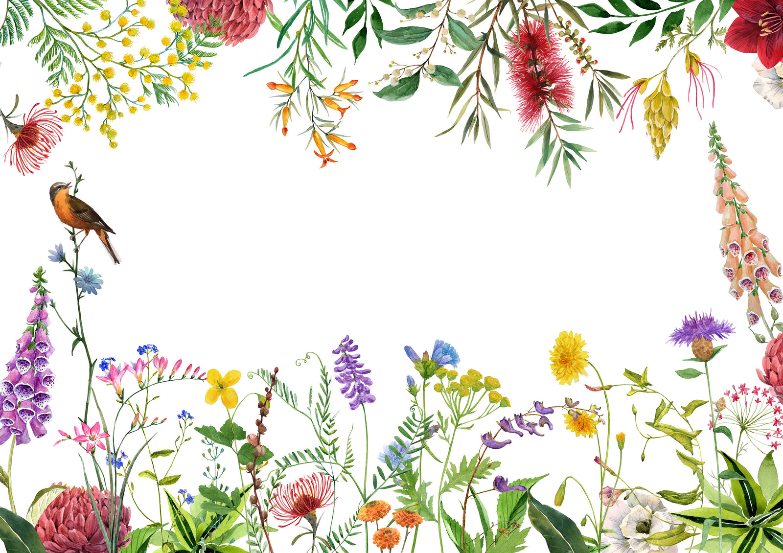 Papier peint panoramique Digitalis L
