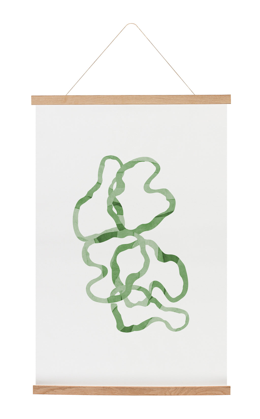 Toile suspendue Abstract Green