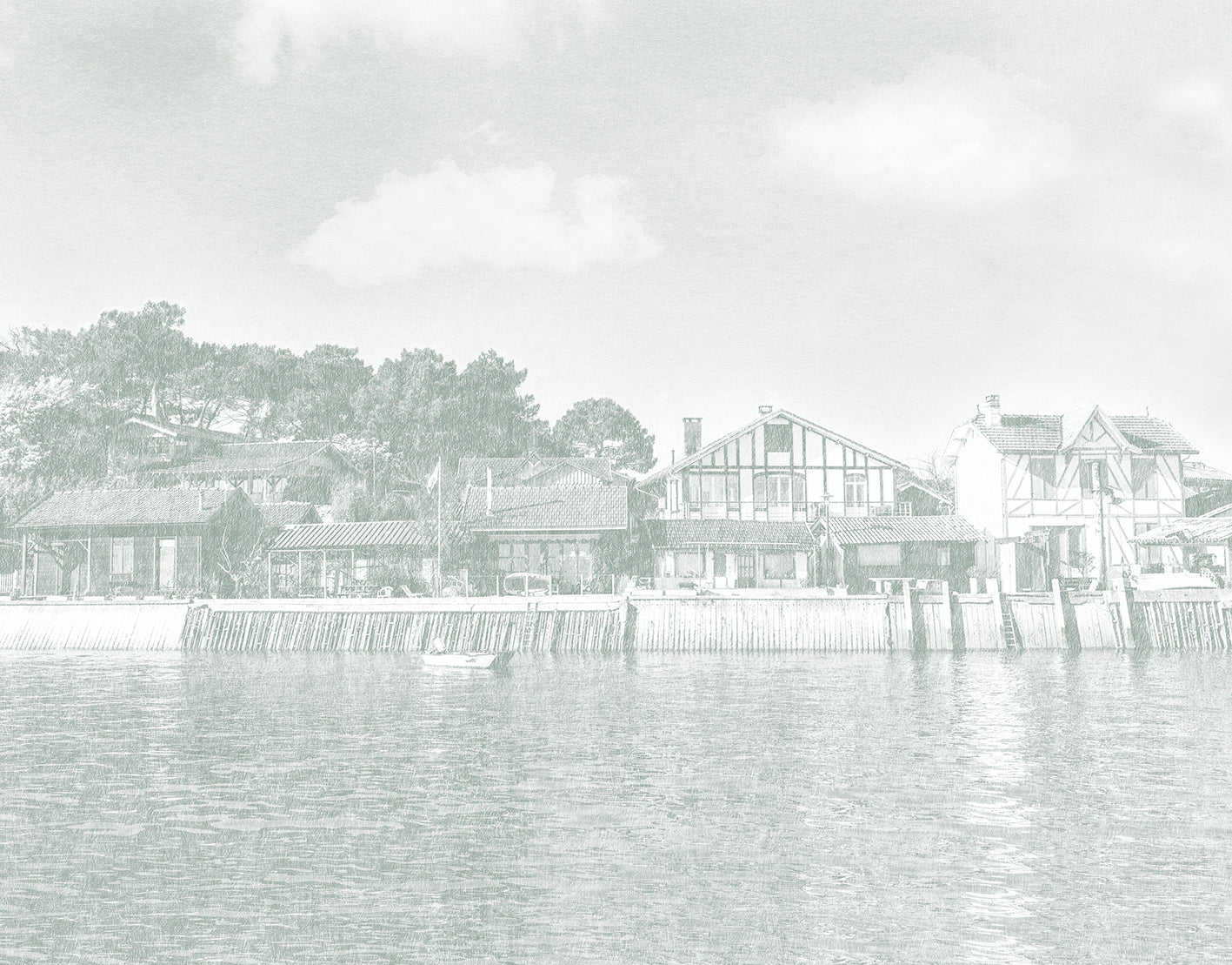 Papier peint panoramique Presqu'Île