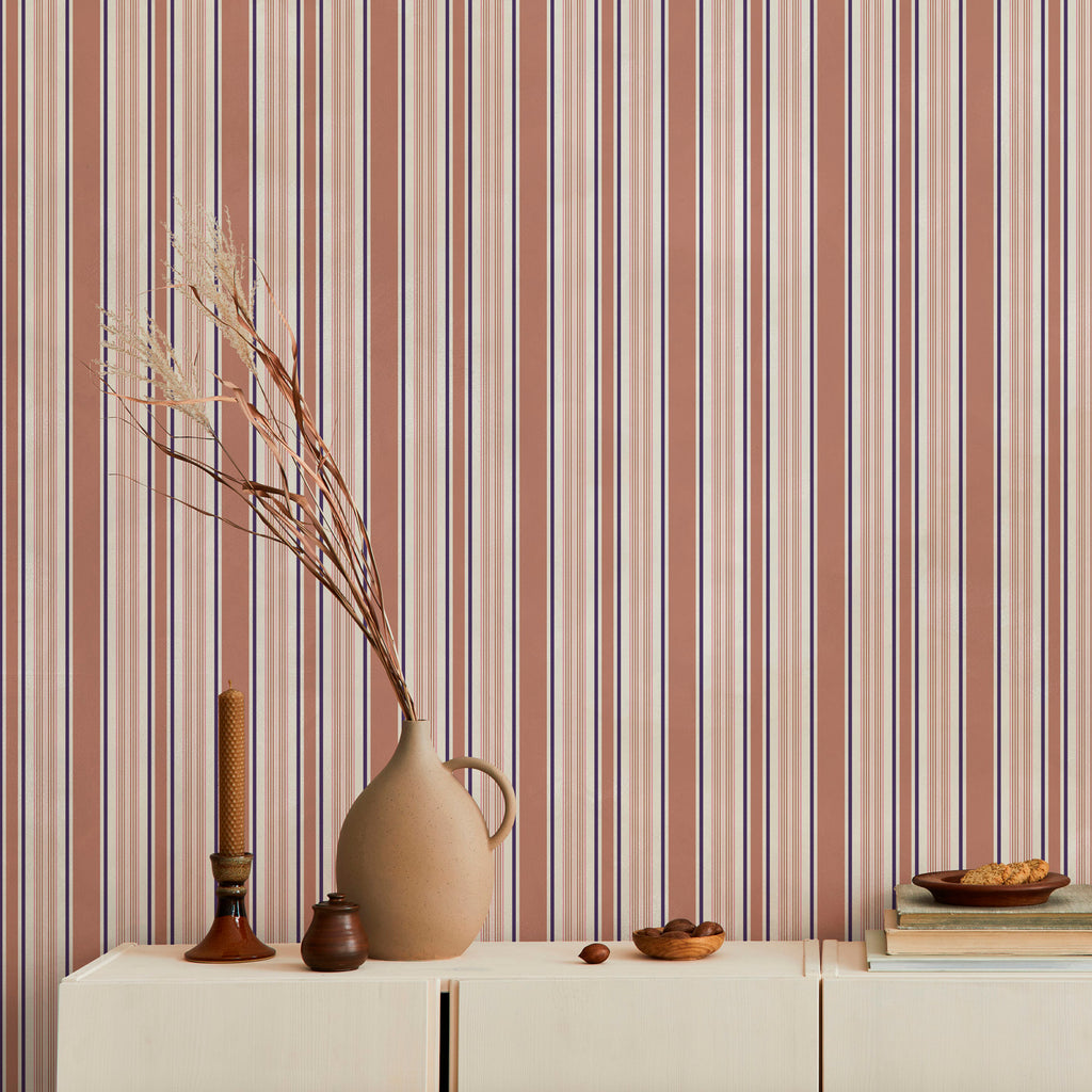 Striped wallpaper - Alphonse