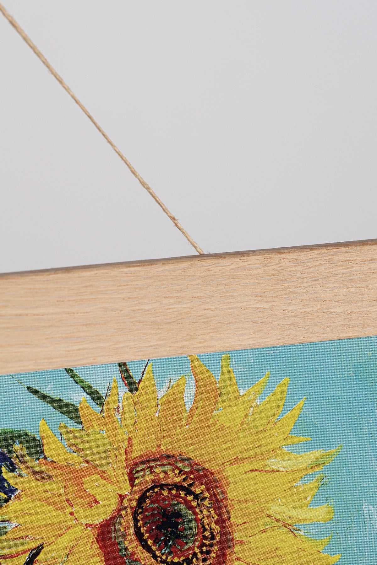 Hanging canvas Vase With Three Sunflowers (1888) Vincent Van Gogh