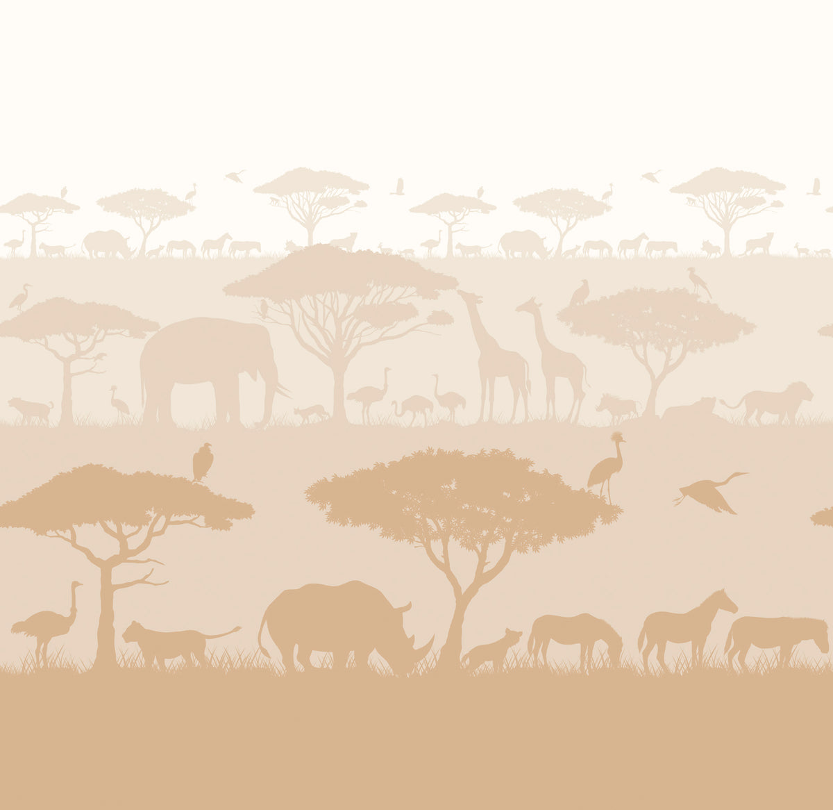 Papier peint panoramique Savane