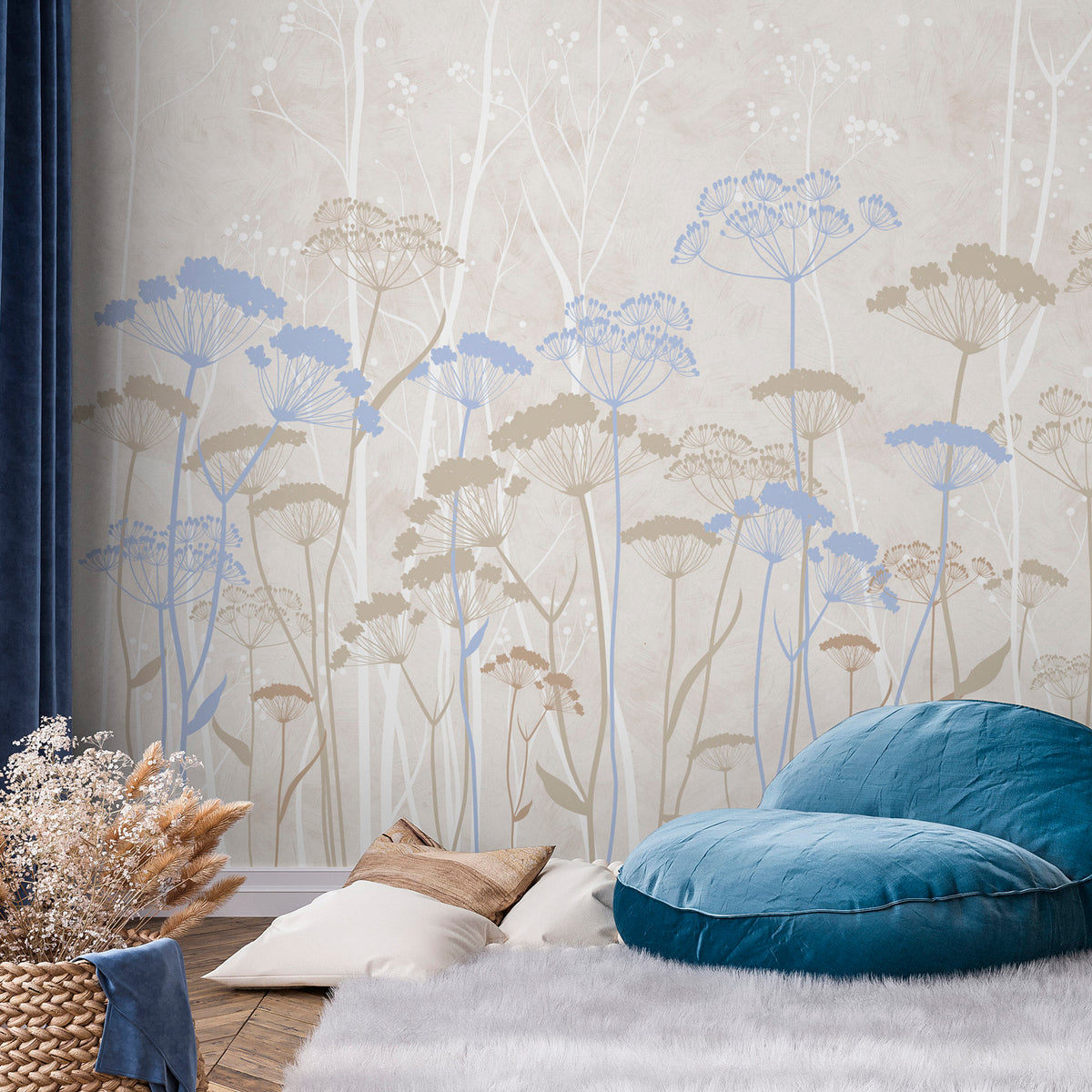 Panoramic wallpaper Umbelles