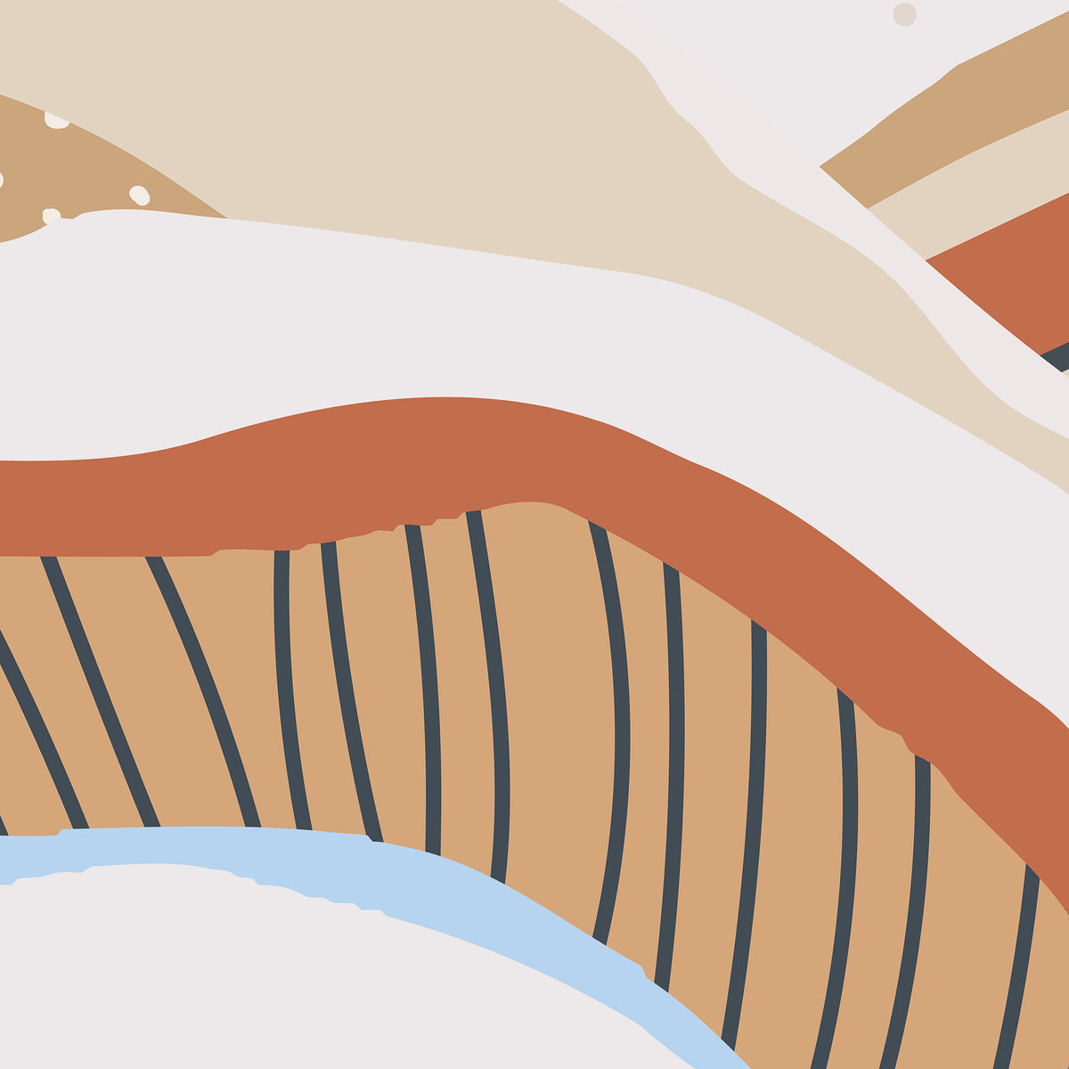Papier peint panoramique Oasis - A