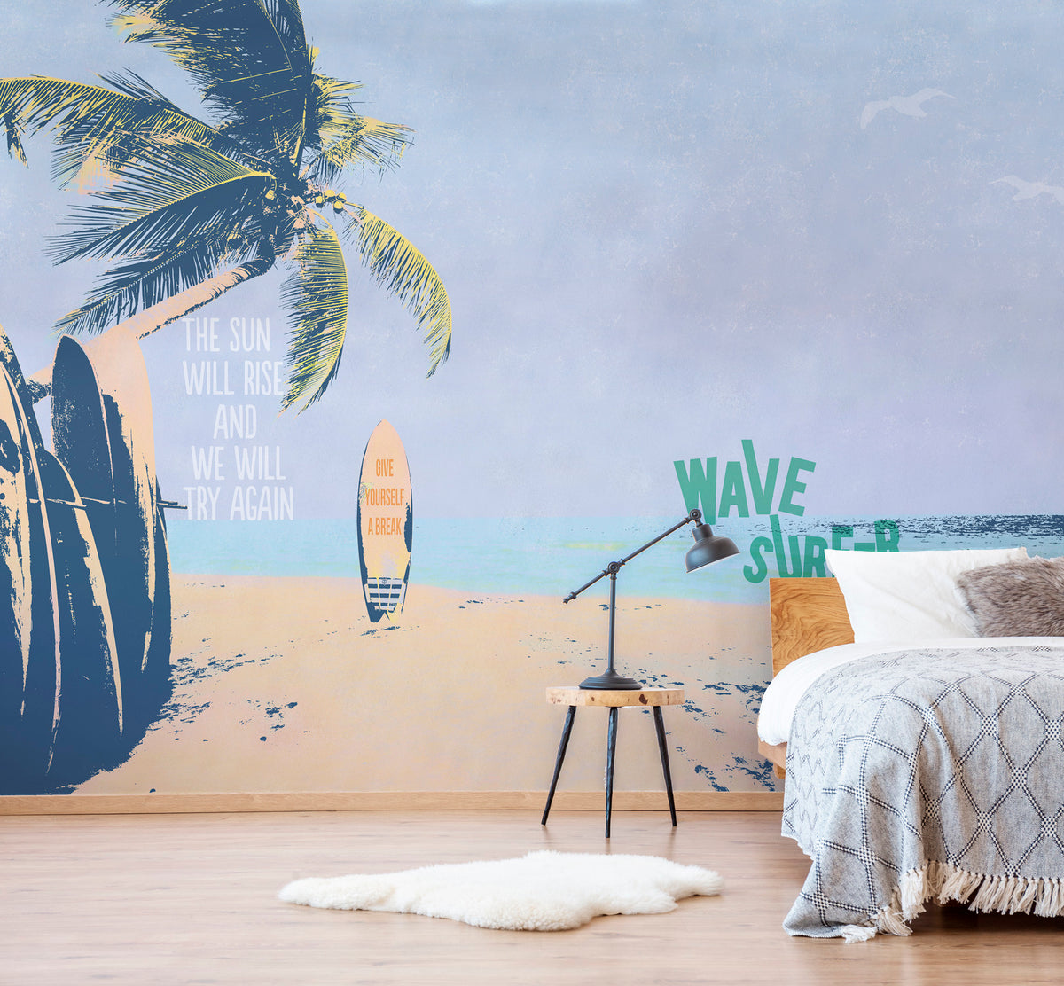 Wave Surfer XL panoramic wallpaper