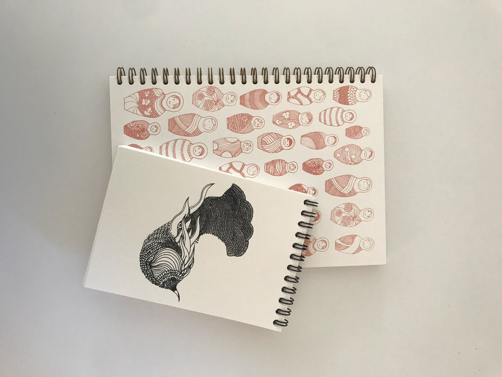 A5 notebook + A6 notepad