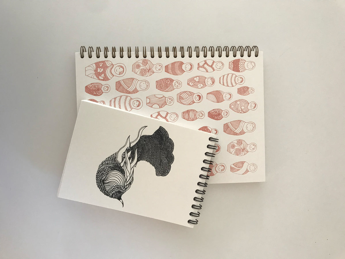 A5 notebook + A6 notepad