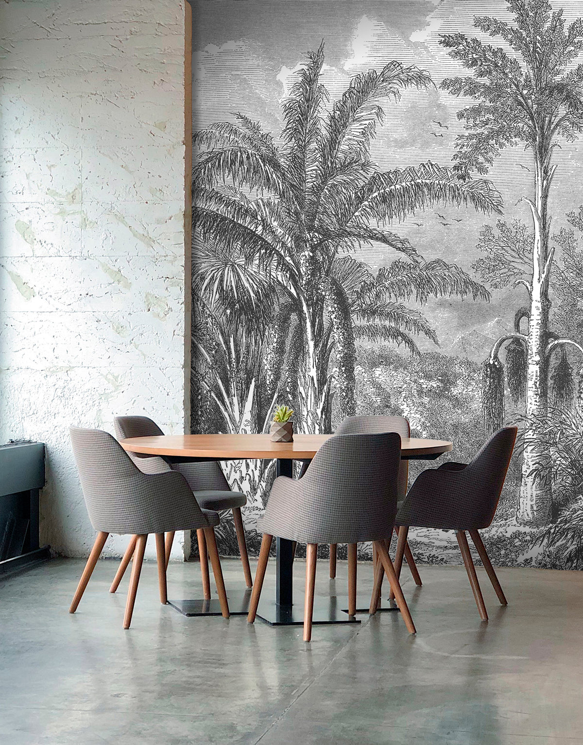 Papier peint panoramique Phoenix Grey