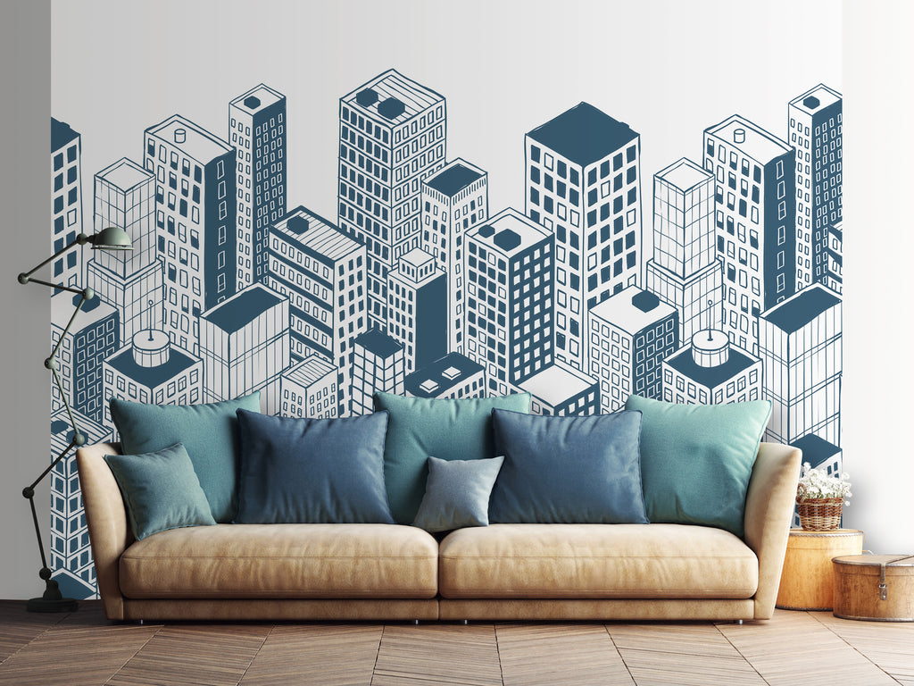 Panoramic wallpaper Buildings