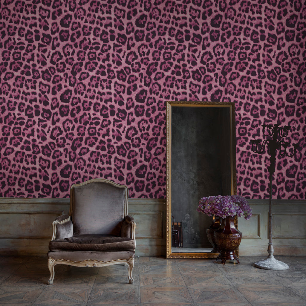Leopard panoramic wallpaper