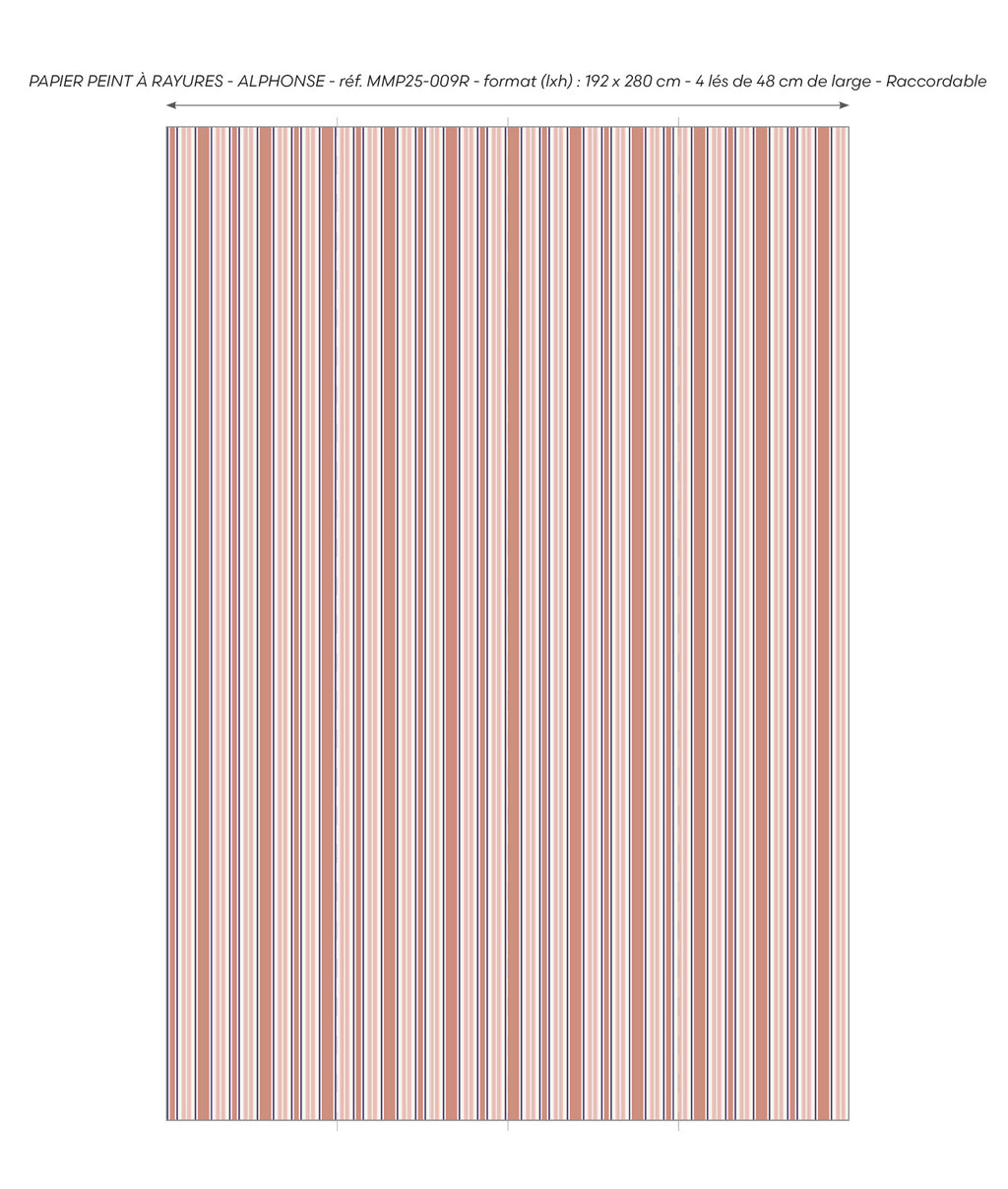 Striped wallpaper - Alphonse