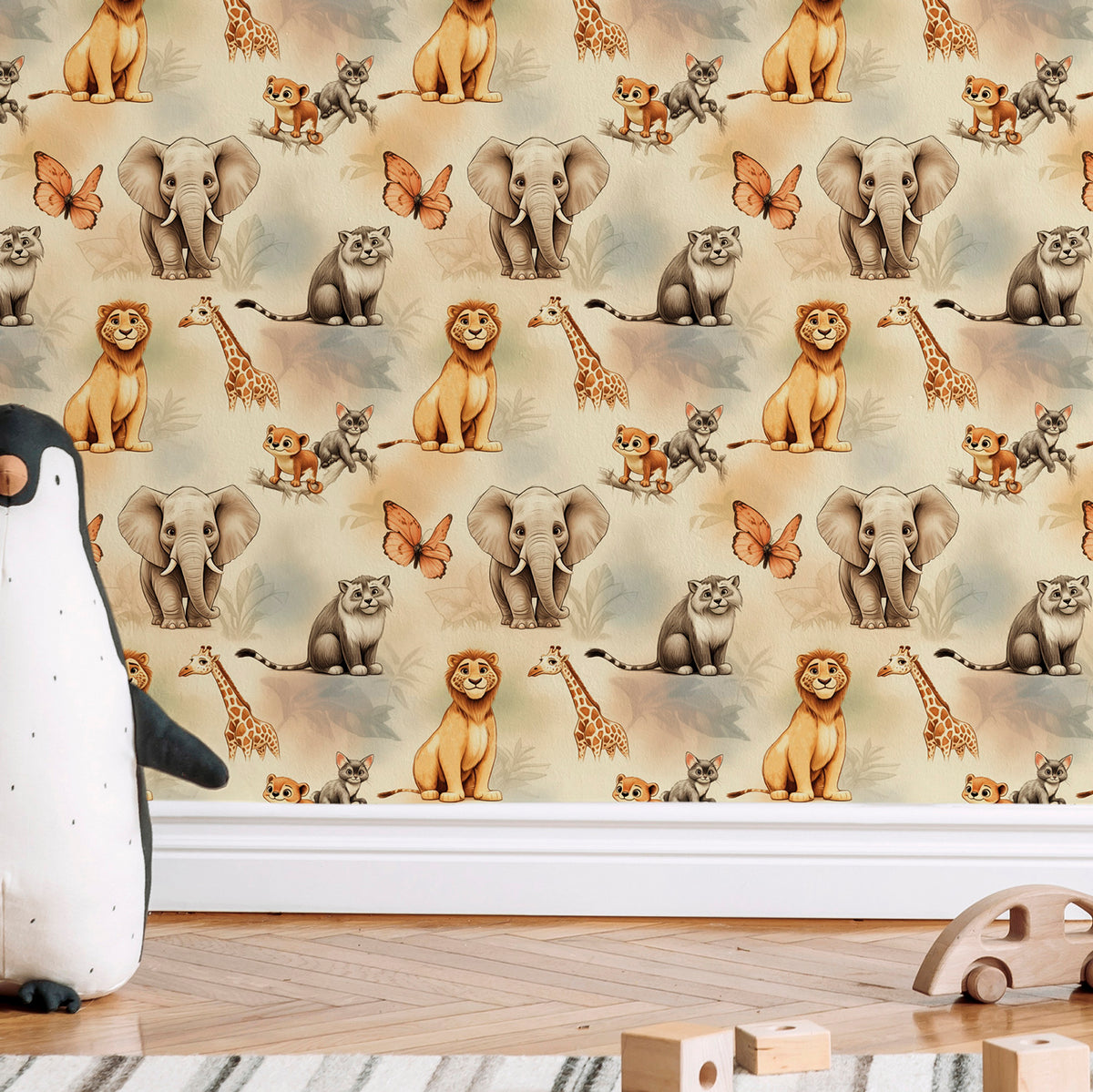 Wallpaper - Savannah Animals