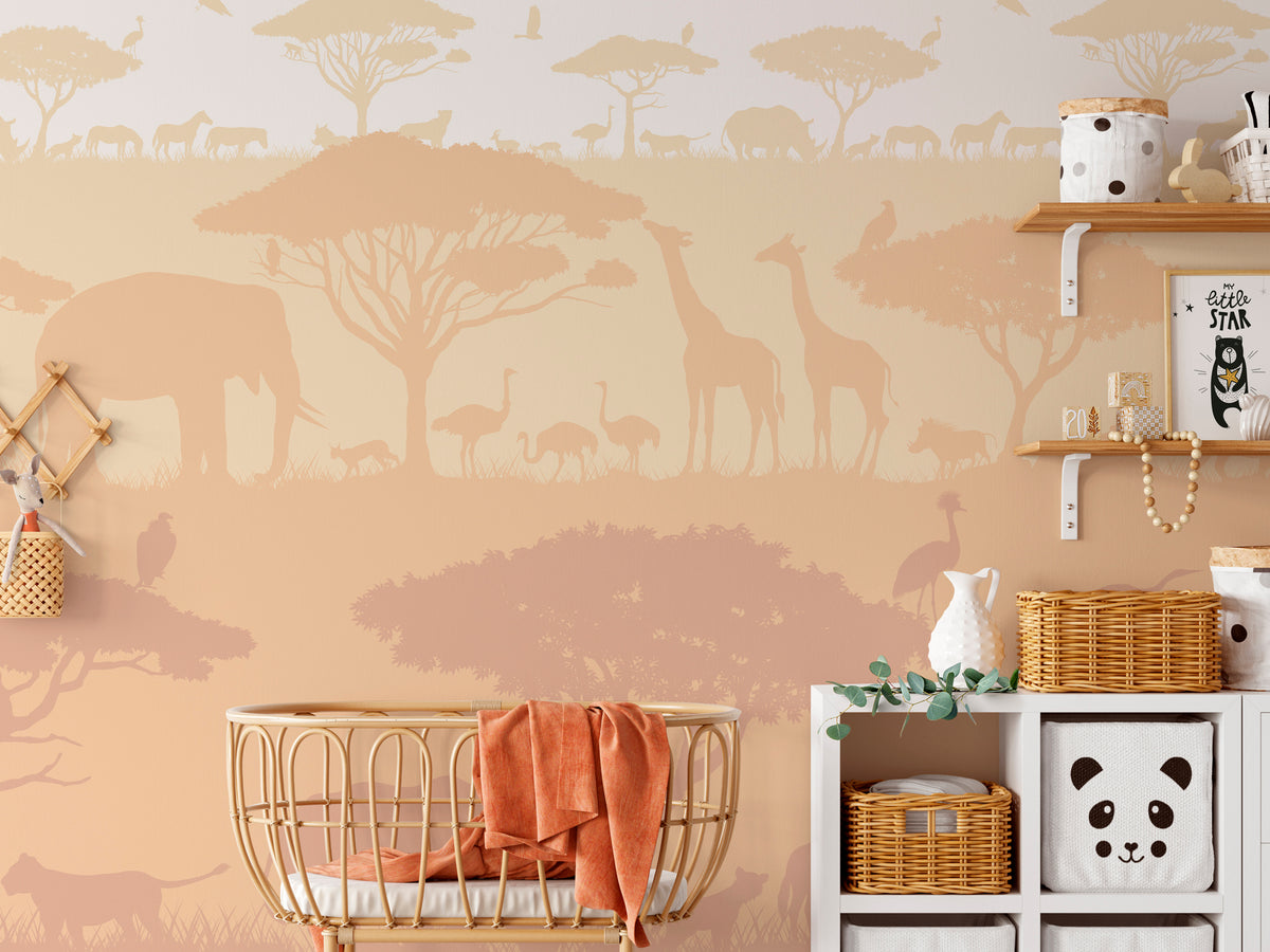 Papier peint panoramique Savane