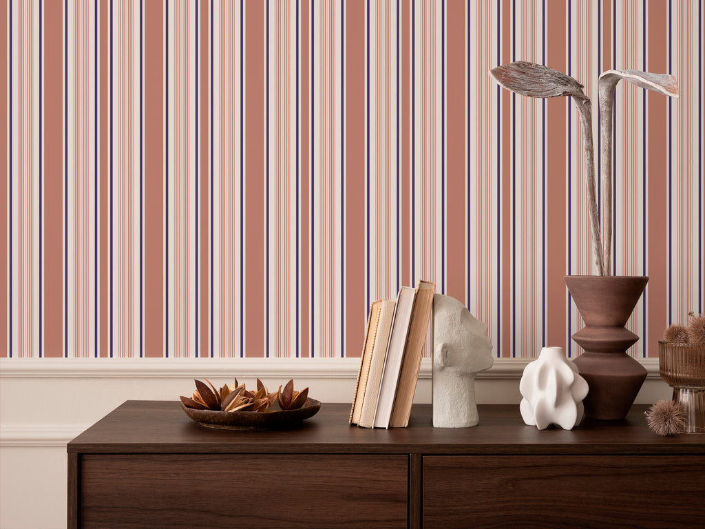 Striped wallpaper - Alphonse