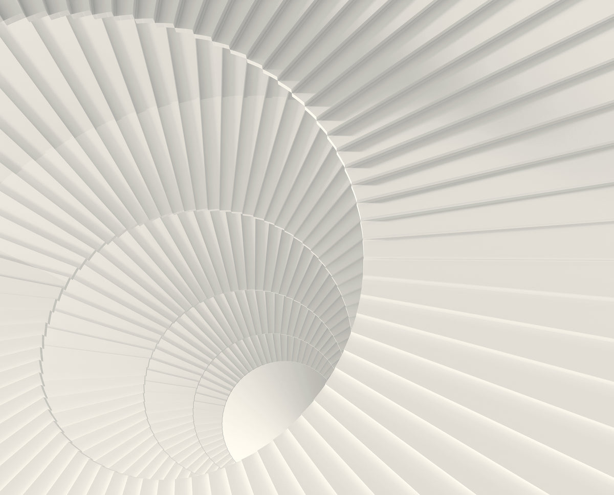 Papier peint panoramique White Spiral