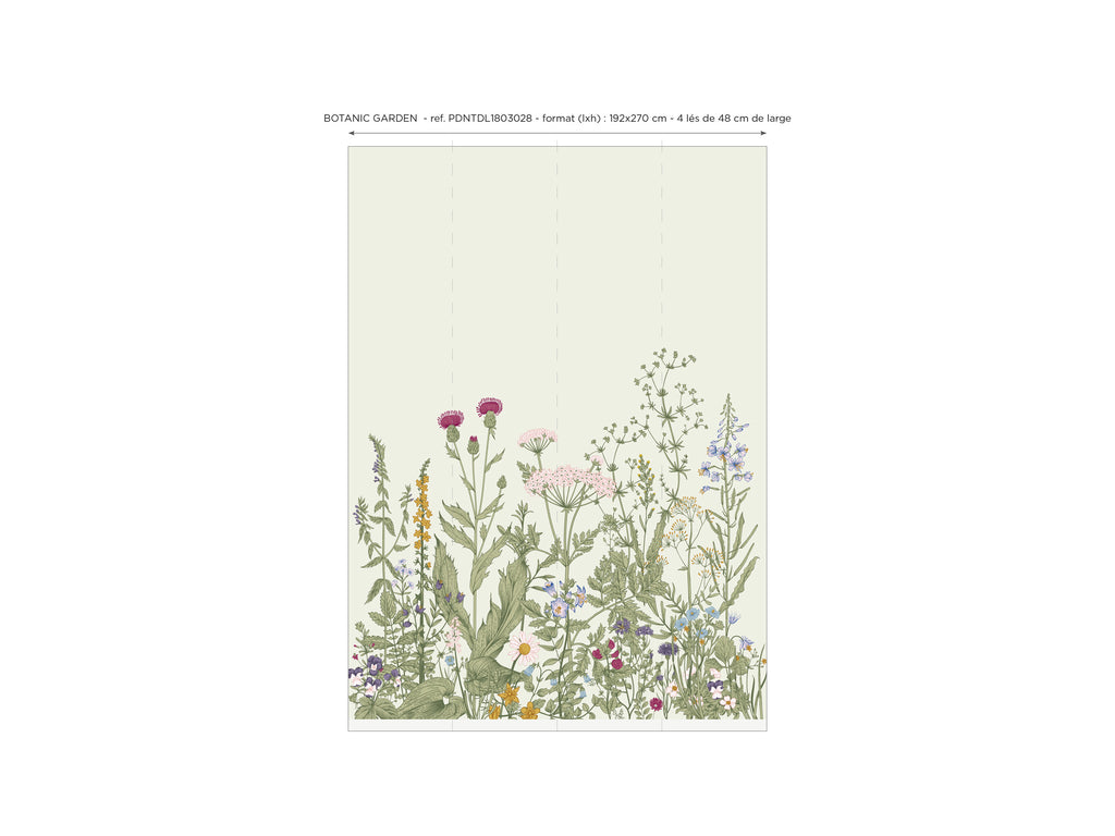 Botanic Garden panoramic wallpaper
