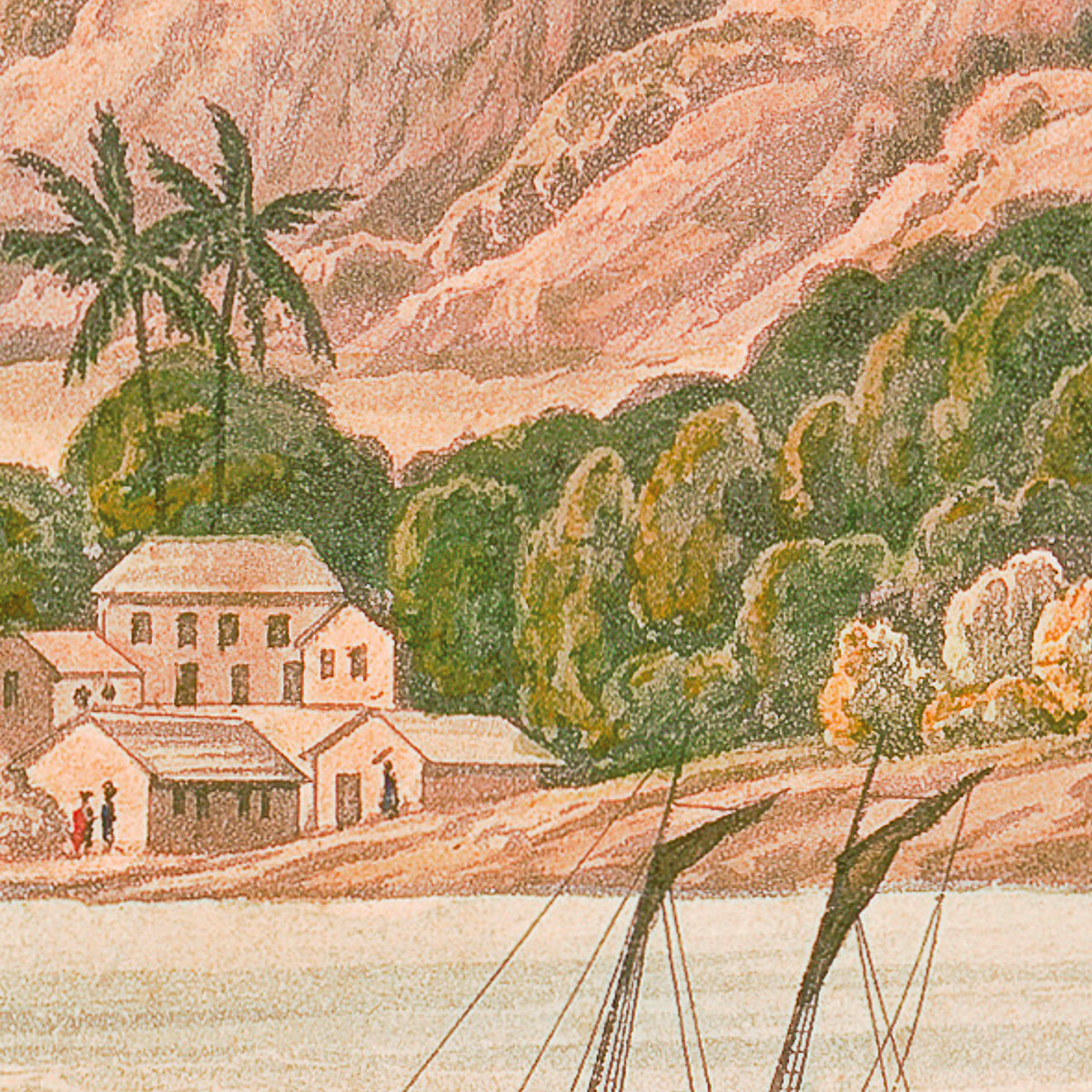 Papier peint panoramique Caribbean seascape