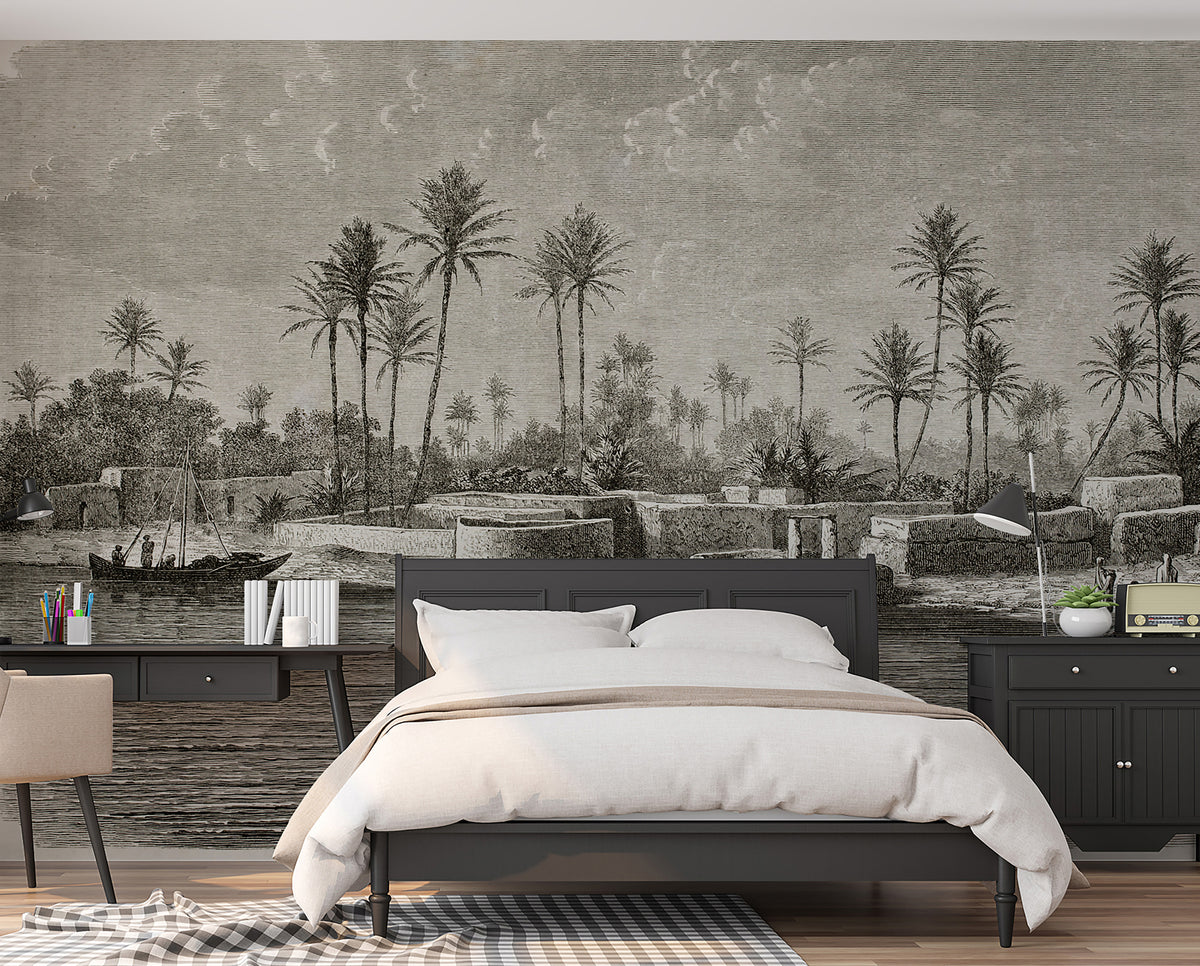 Said panoramic wallpaper