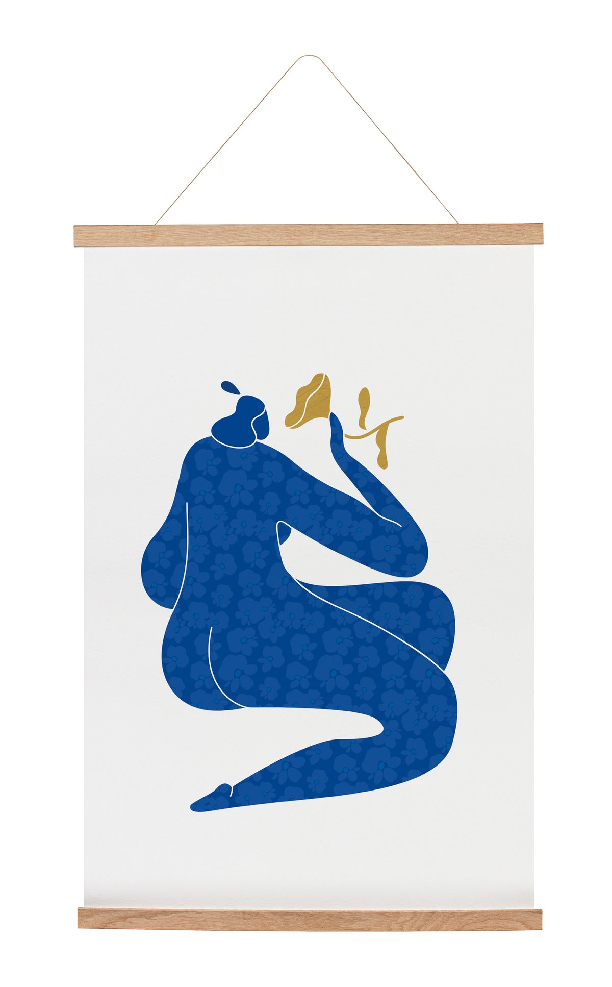 Hanging Canvas Woman in Bloom