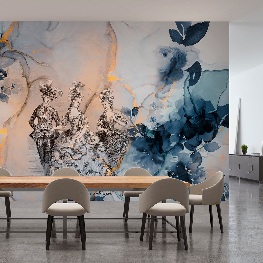 Papier peint panoramique Marie-Antoinette XL