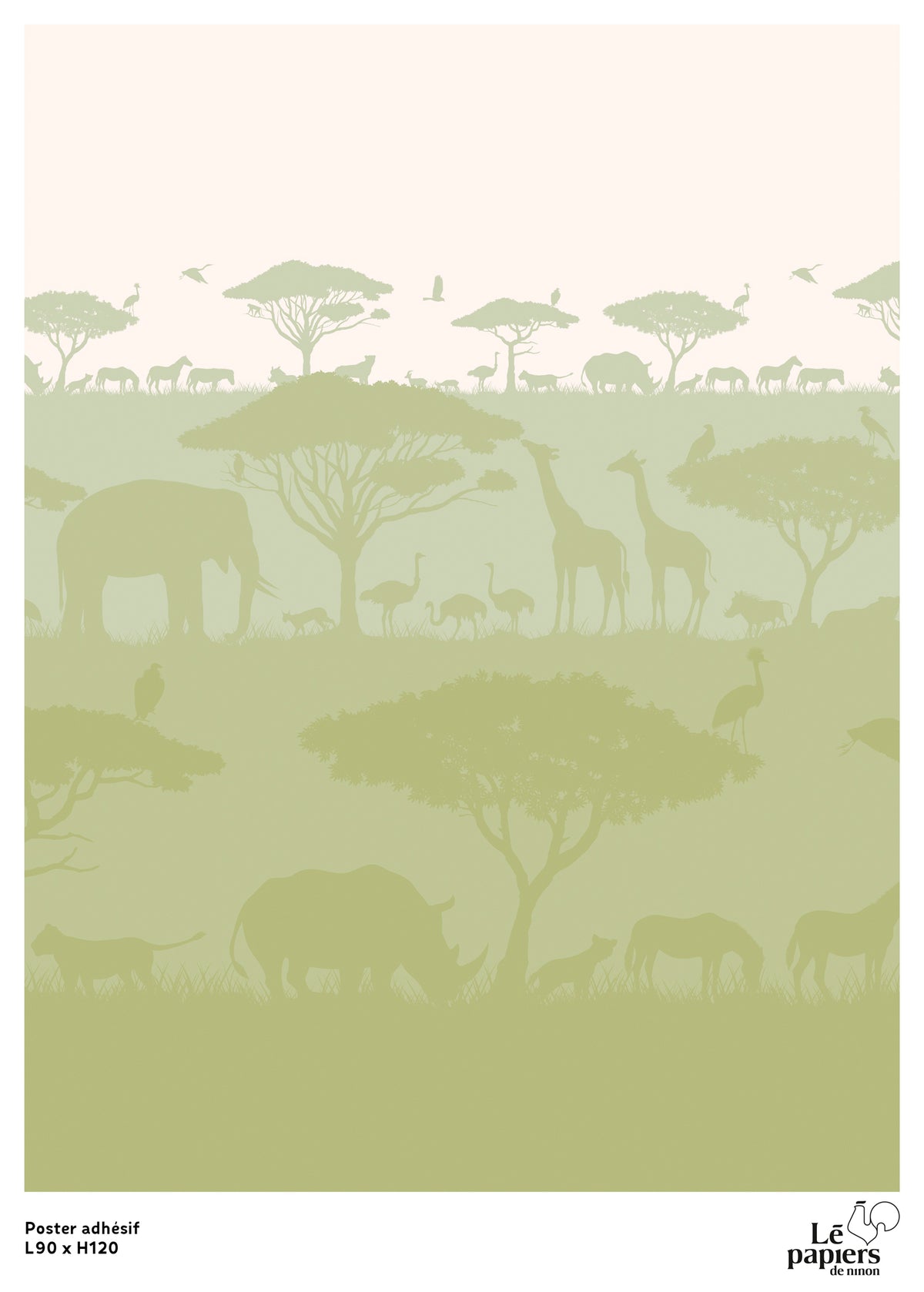 Savannah Adhesive Poster 
