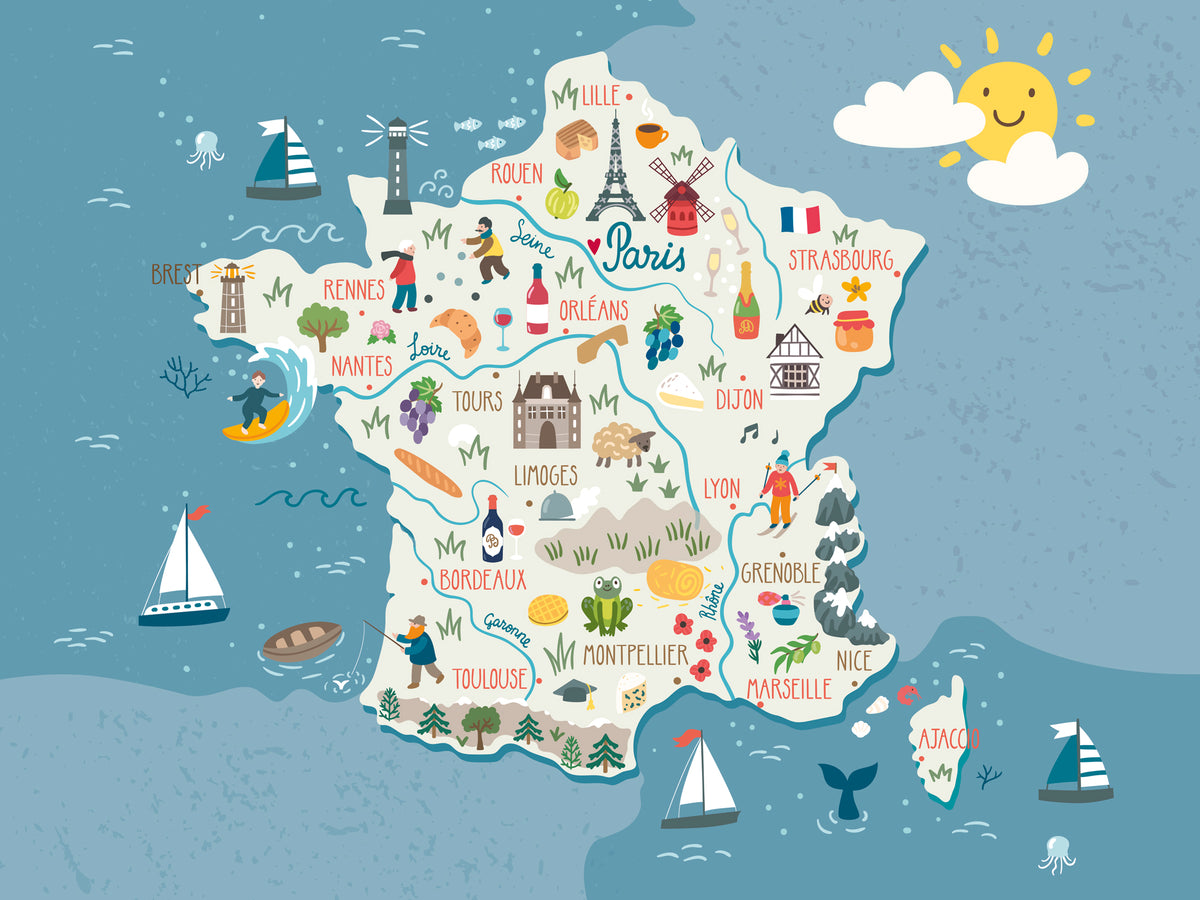 Poster adhésif Frenchy