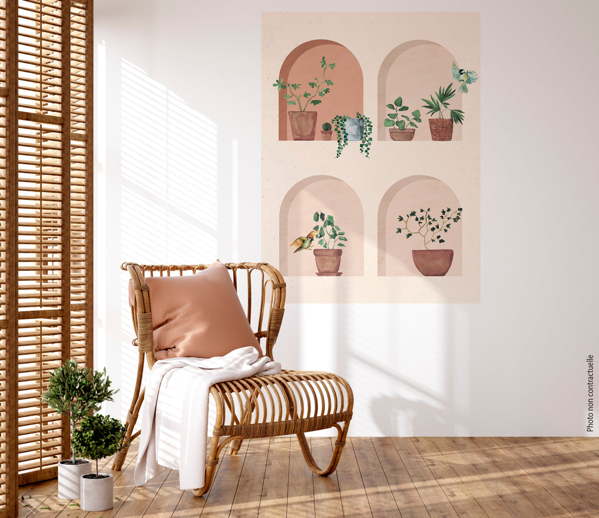 Villa Toscana adhesive poster 