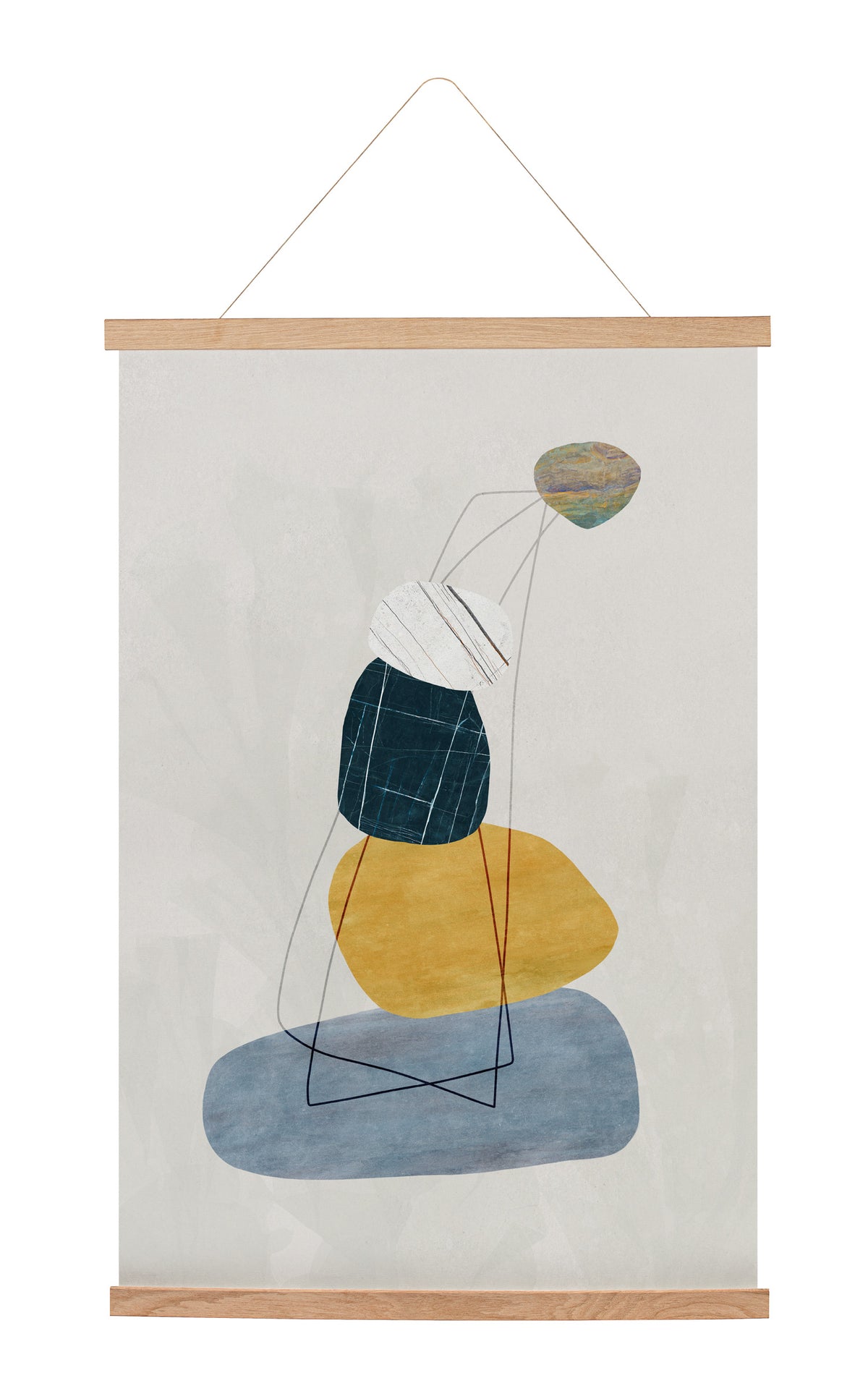 Hanging Canvas Cairn