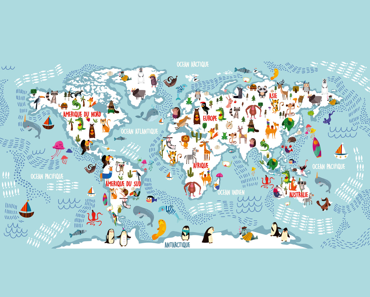 Papier peint panoramique Wonderful Planet