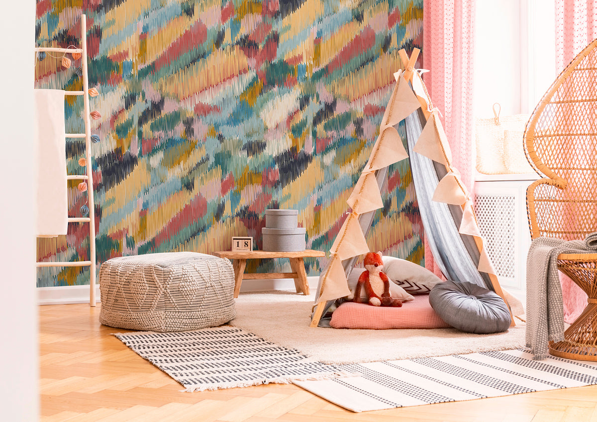 Panoramic wallpaper, XL coloring page