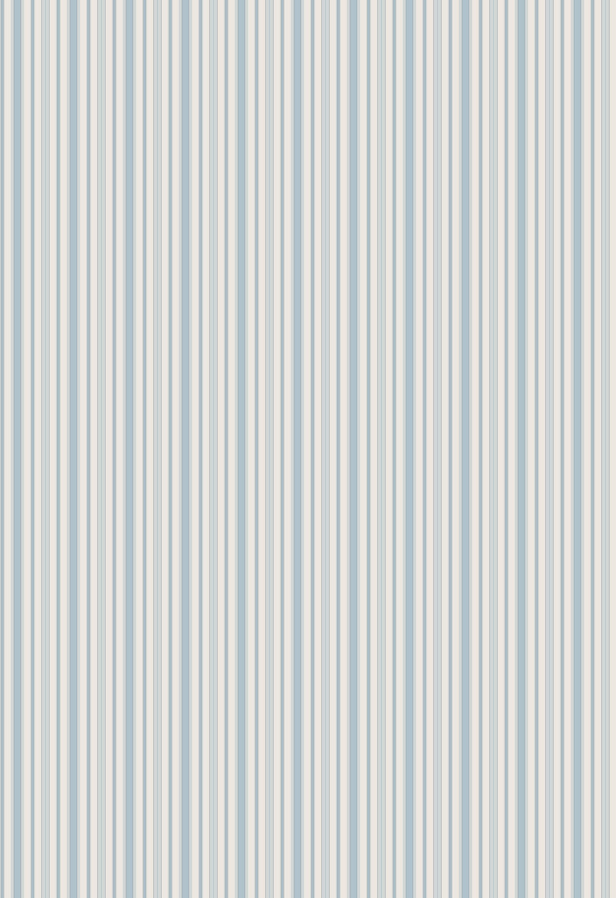 Papier peint à rayures Auguste - Bleu