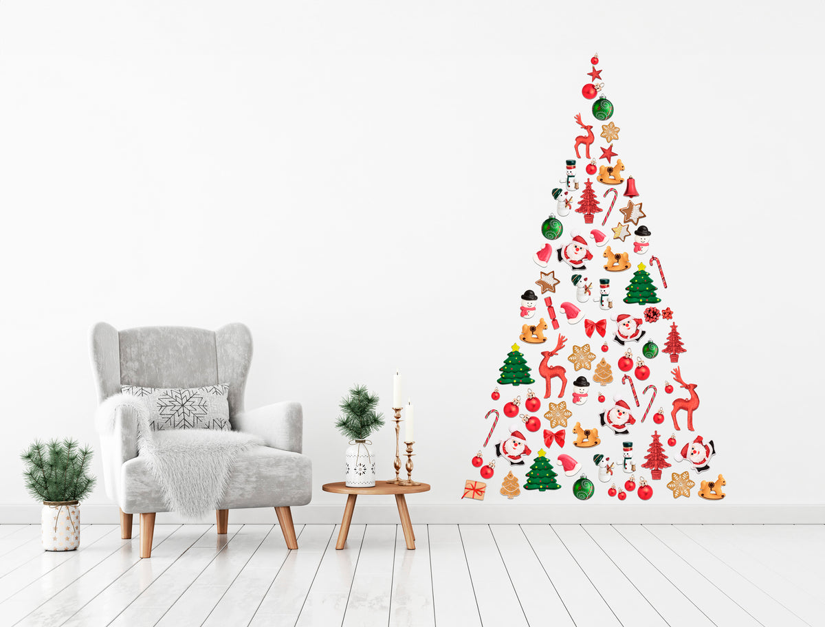 Adhesive Christmas Tree - Ninon's Christmas Tree 03 