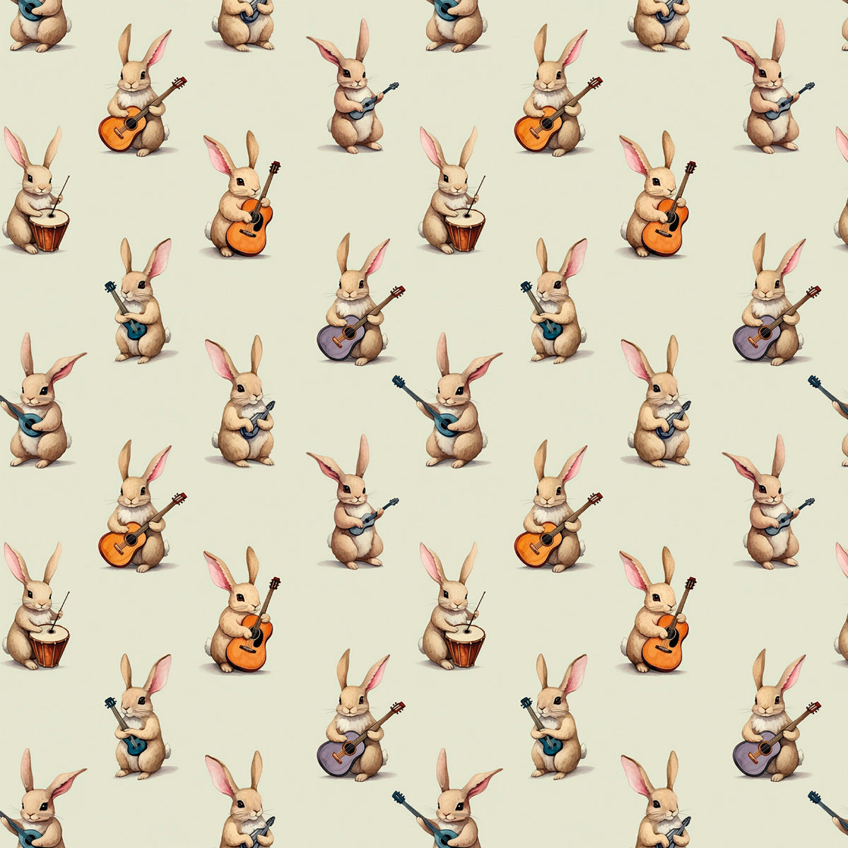 Wallpaper - Musical Rabbits