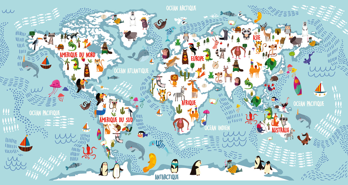 Wonderful Planet adhesive poster 