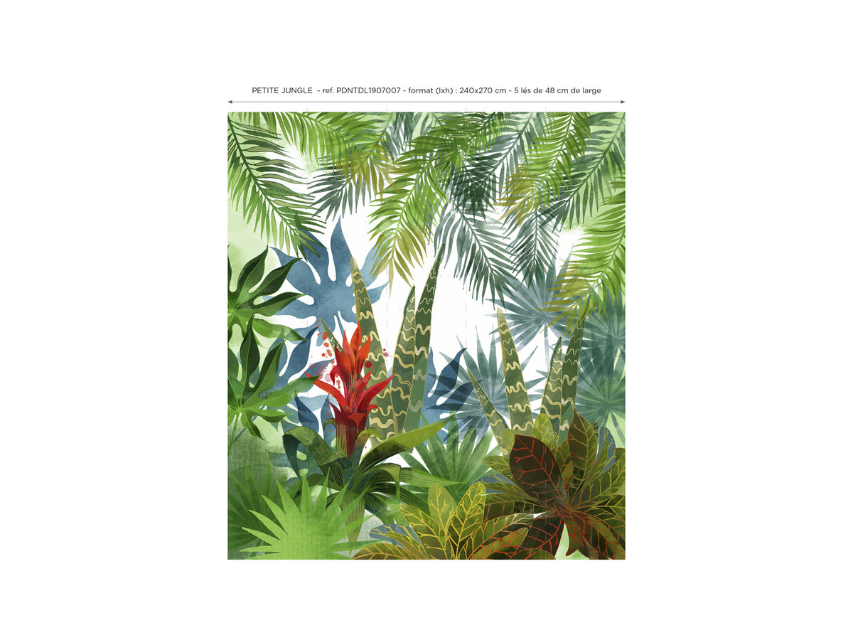 Papier peint panoramique Petite Jungle