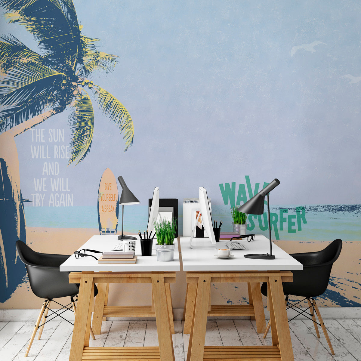 Wave Surfer XL panoramic wallpaper