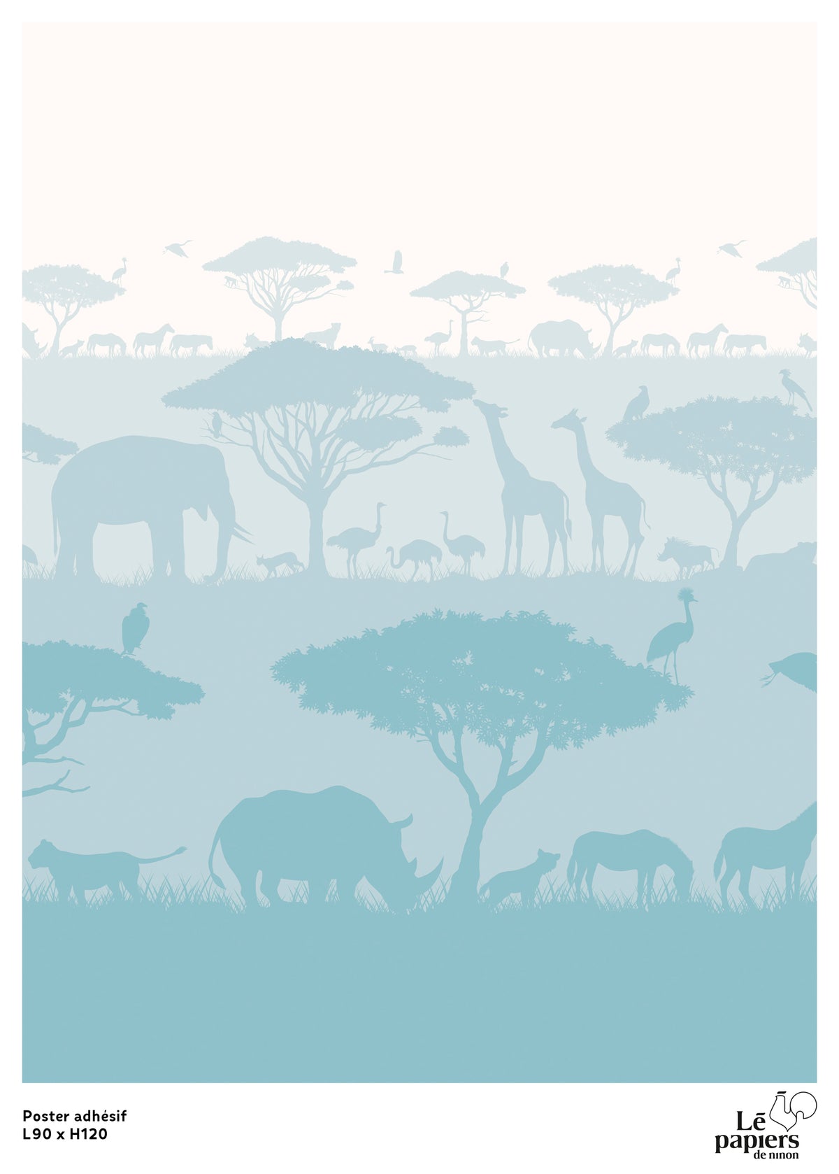 Savannah Adhesive Poster 