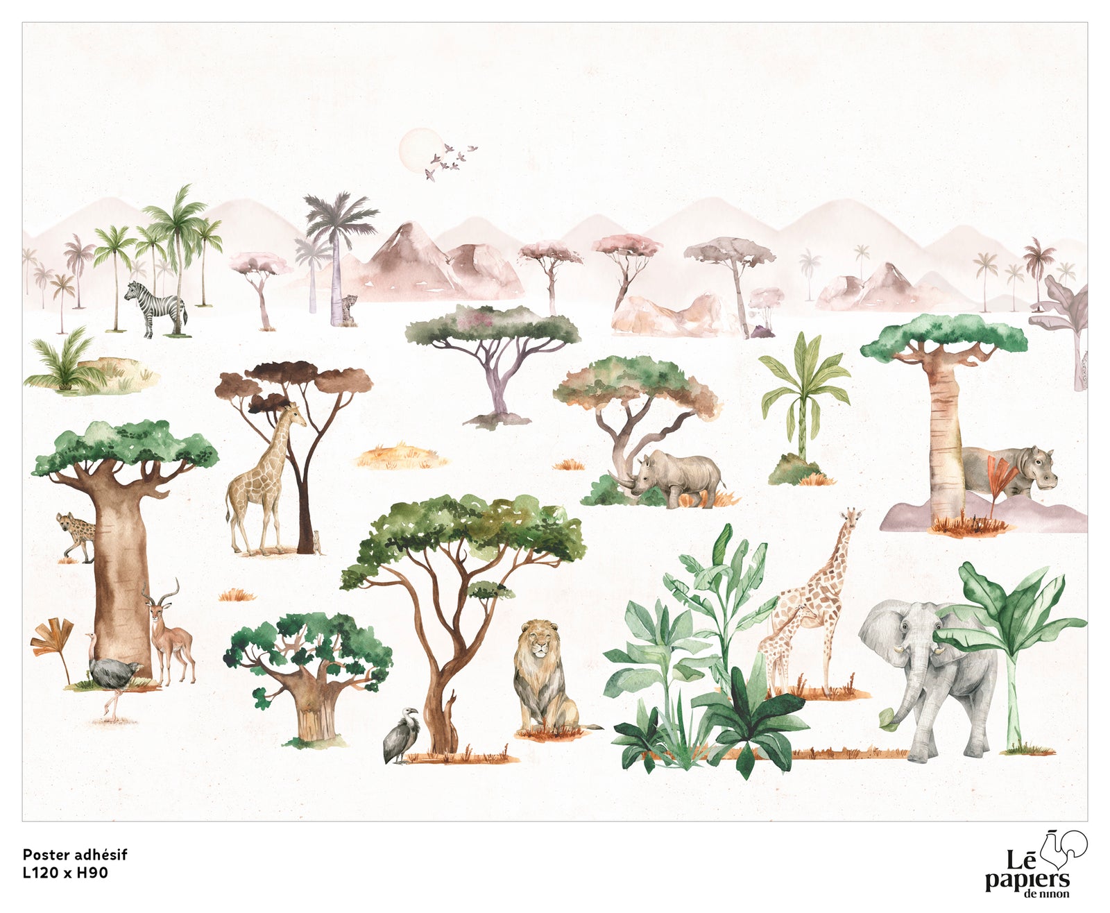 Poster adhésif Serengeti
